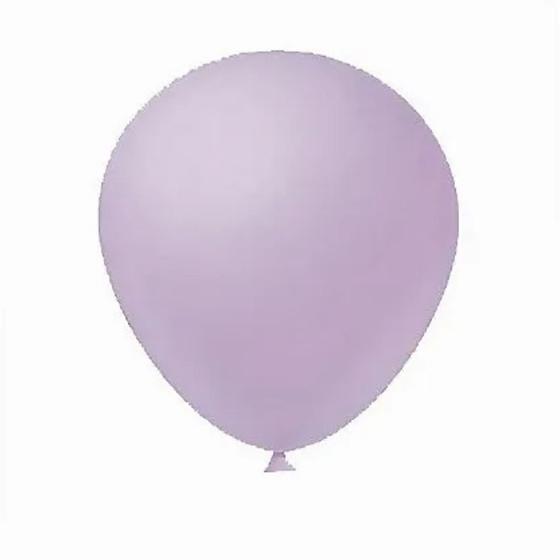 Imagem de Balão Liso Lilas Vintage Festball 50 Uni Tamanho 8 - Inspire Sua Festa