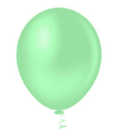 Imagem de BALÃO LISO REDONDO - PIC PIC Nº 05 -  VERDE BABY - Pacote com 50 unidades