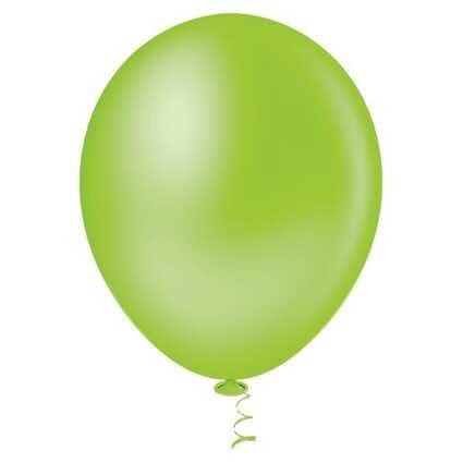 Imagem de BALÃO LISO REDONDO - PIC PIC Nº 05 - VERDE LIMÃO - Pacote com 50 unidades