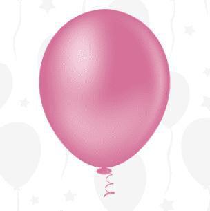 Imagem de BALÃO LISO REDONDO - PIC PIC Nº 16 - ROSA FORTE - Pacote com 12 unidades