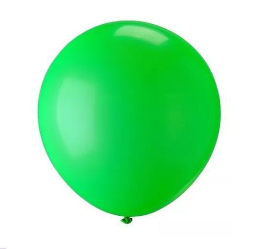 Imagem de BALÃO LISO REDONDO - PIC PIC Nº16 - VERDE NEON - Pacote com 12 unidades