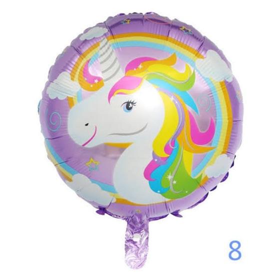 Imagem de Balão Metalizado 18 POL Unicornio 45CM
