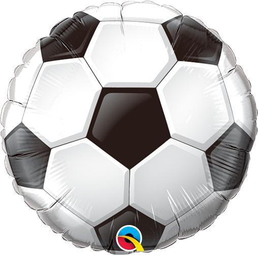 Imagem de Balão Metalizado Redondo Bola De Futebol 9 Pol 98439