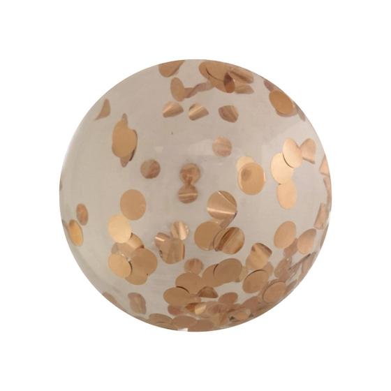 Imagem de Balão MINI Bubble Transparente Com Confete