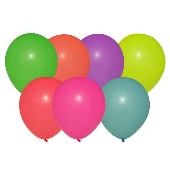 Balão Neon Colorido - 9 Polegadas - 25 Unidades - Balões Joy - Balão/  Bexiga - Magazine Luiza