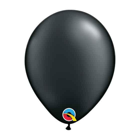 Imagem de Balão Preto Ônix Perolado 11 Pol Pc 25un Qualatex 39879