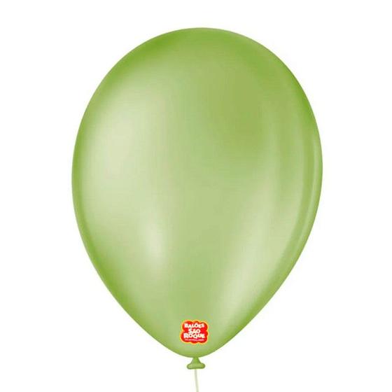 Imagem de Balão Profissional Premium Uniq - 16'' 40 cm - Verde Eucalipto - 10 unidades - Balões São Roque - Rizzo