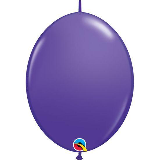 Imagem de Balão Qualatex 6" - Q-Link Violeta - Liso Látex - 50 Un