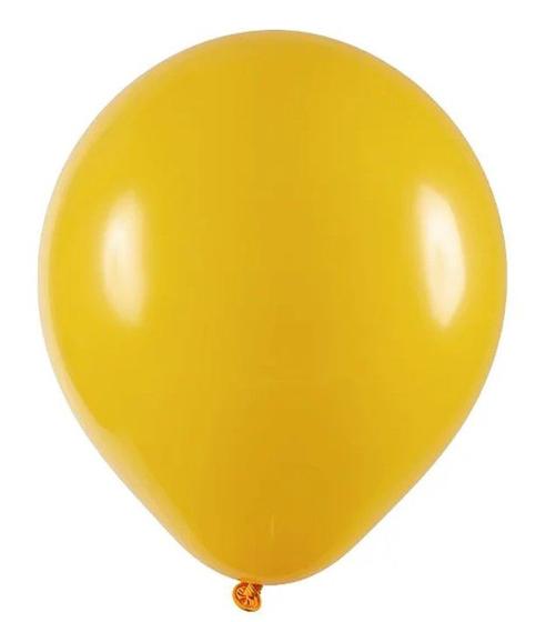 Imagem de Balão Redondo N5 Amarelo Ouro 50un Art Latex