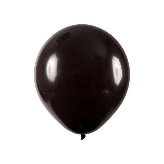 Imagem de Balão Redondo Profissional Preto - 8" 50un - Art-Latex Rizzo