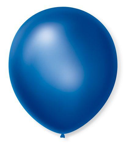 Menor preço em Balão São Roque Cintilante N7 C/50un Azul