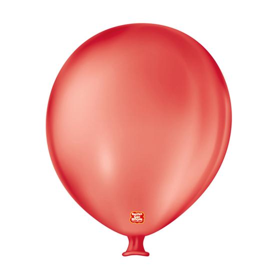 Imagem de Balão São Roque Látex Gigante liso Vermelho Quente c/1 UN