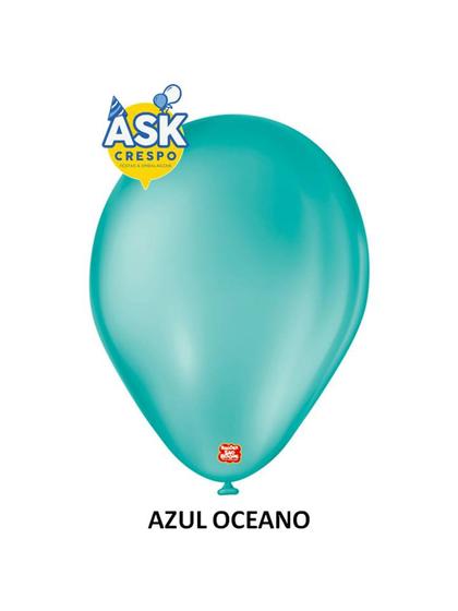 Imagem de Balão São Roque Nº7 Liso - Pacote com 50 un