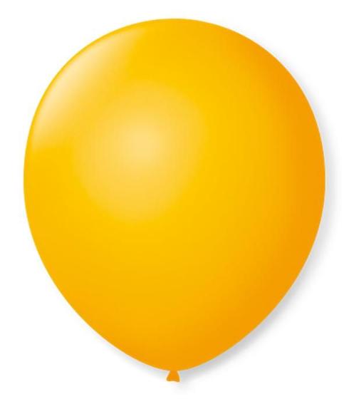 Imagem de Balão São Roque Número 9 Amarelo Sol 50 Unidades