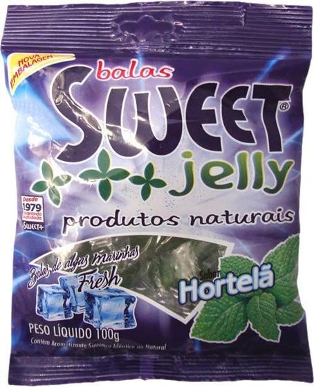 Imagem de Balas de Algas Marinhas Sabor Hortelã Sweet Jelly 100g