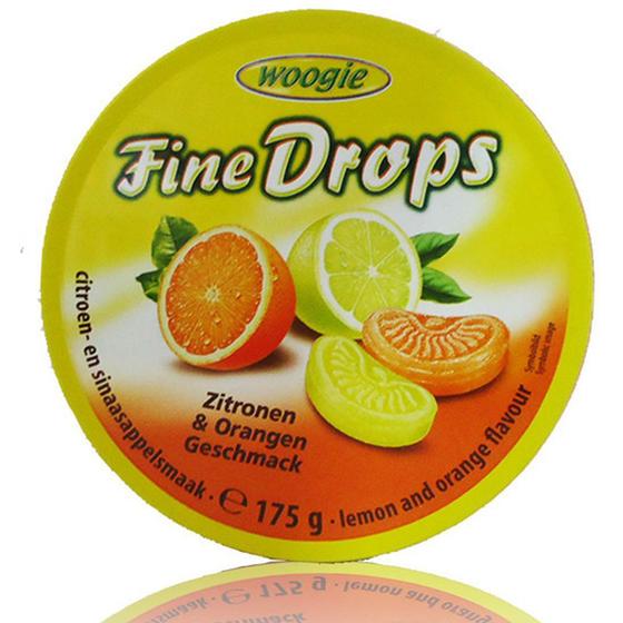 Imagem de Balas fine drops 200g laranja e limão - tipo sweet originals