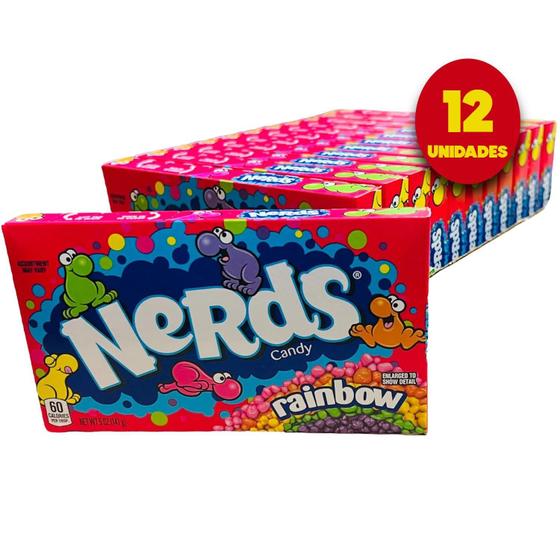 Imagem de Balas Nerds Raimbow 141G (12 Caixas)