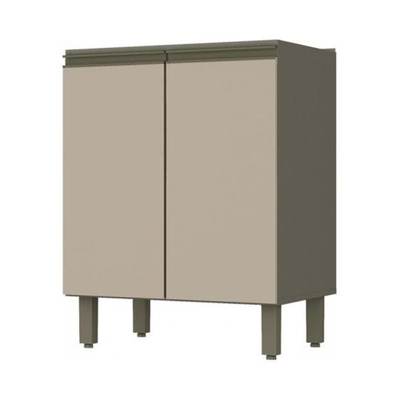 Imagem de Balcão 2 Portas 60cm sem Tampo Connect Duna/Cristal - Móveis Henn