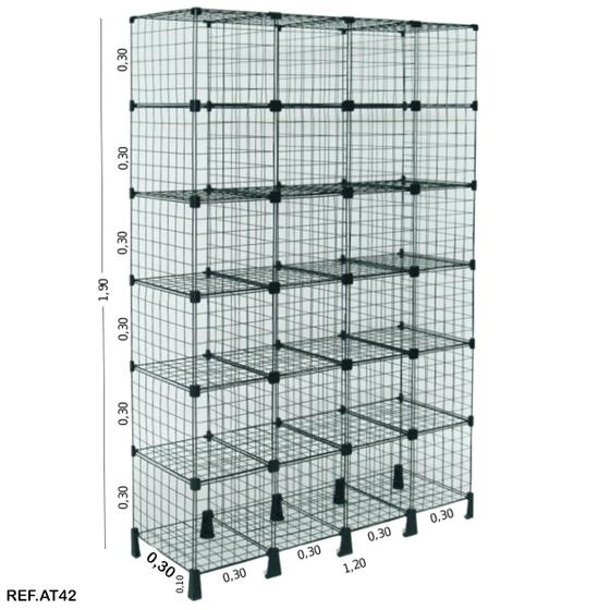 Imagem de Balcão aramado 1,20 x 1,90 x 0,30