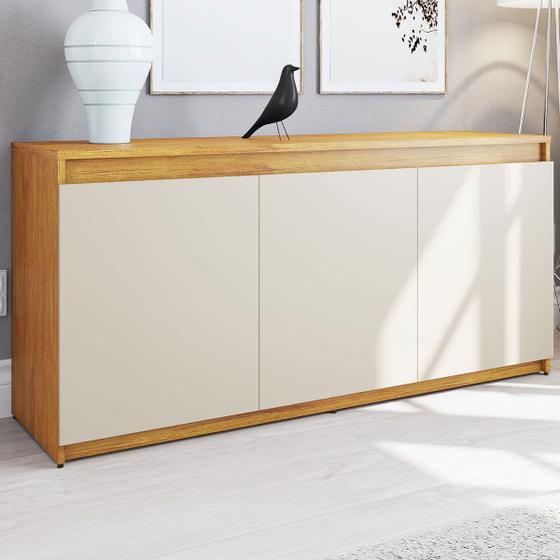 Balcão Buffet 3 Portas Mel/off White - Viero Móveis é boa?