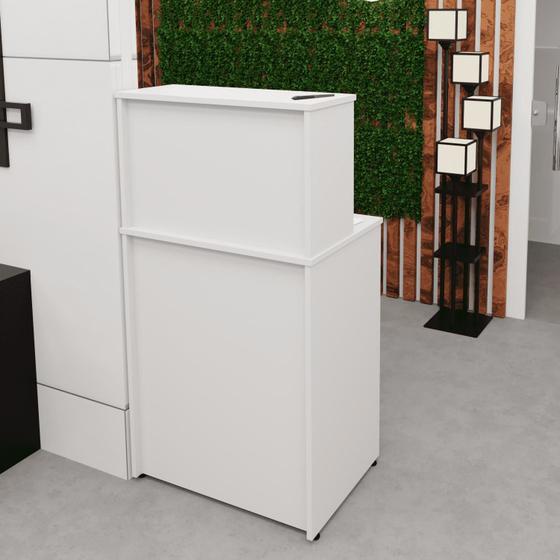 Balcão Caixa Atendimento Comercial Recepção 600x420 NetMobil Menor preço em Balcão Caixa Atendimento Comercial Recepção 600x420 NetMobil