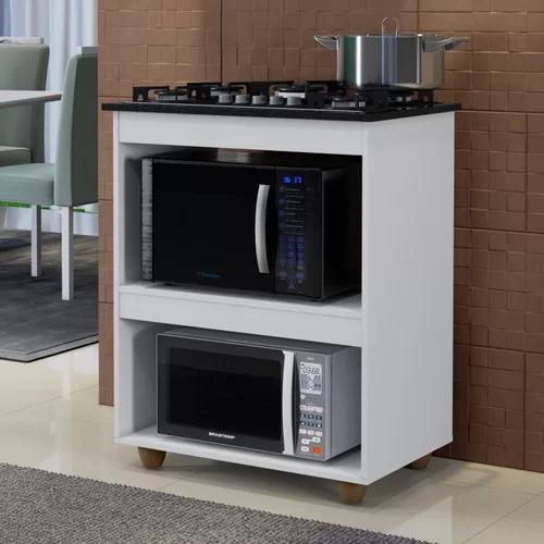 Balcão Cooktop 5 Bocas 2 Nichos para Forno Turim - Kaiki Móveis é boa?