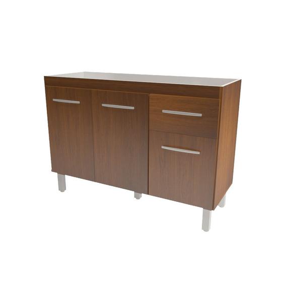 Balcão Cozinha Armário Gabinete para Pia de 120 cm Anitta 3 portas e 1 Gaveta Savana frente Savana é boa?