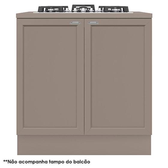 Imagem de Balcão de Cooktop Unna Fumê  Poliman