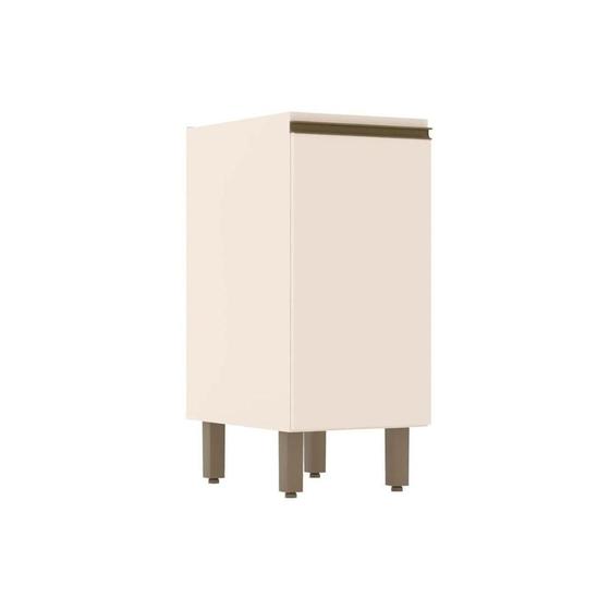 Imagem de Balcão de Cozinha Modulado Connect 1 Porta s/Tampo 35x52x81cm Off White - Henn