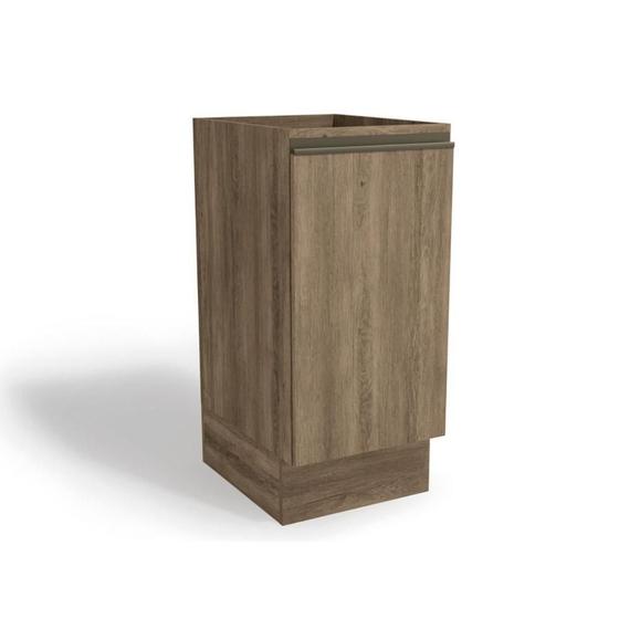 Imagem de Balcão de Cozinha Modulado Maxxi G741 1 Porta s/ Tampo Nogal - Kappesberg