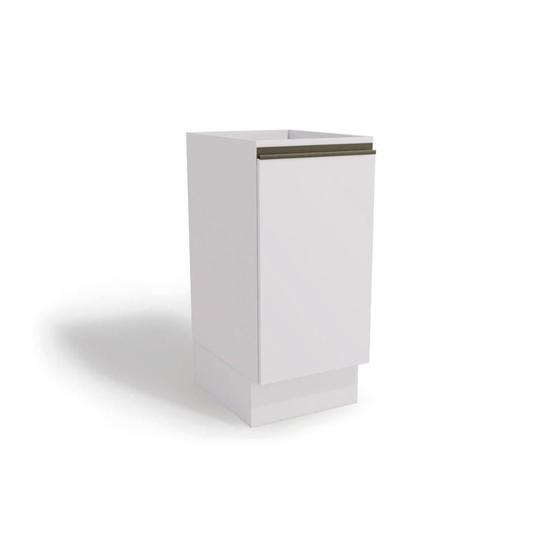Imagem de Balcão de Cozinha Modulado  Maxxi G741 1 Porta s/ Tampo Polipropileno Branco - Kappesberg