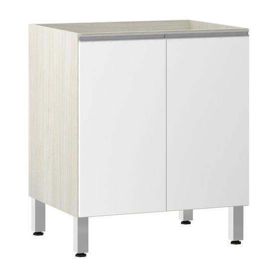 BalcAo de Cozinha sem Tampo 70cm 2 Portas Lis Luciane MA³veis Menor preço em BalcAo de Cozinha sem Tampo 70cm 2 Portas Lis Luciane MA³veis
