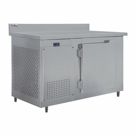 Imagem de Balcão de Encosto Refrigerado RF-034 - Aço Inox 355 L +2 a +7C Controlador Digital - Frilux