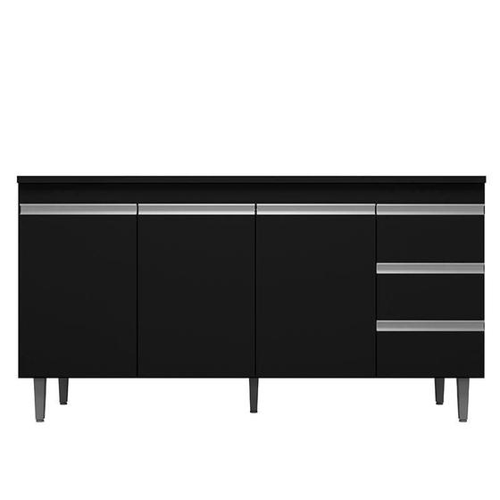 Imagem de Balcão de Pia Andréia 160 cm Preto  AJL