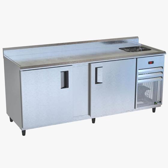 Imagem de Balcão de Serviço Refrigerado Venancio Standard Ar Forçado com Cuba 220V VBSR20 34672