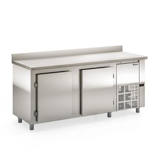 Balcão Frigorífico de Encosto GBFE-200 AI - Aço Inox 556L Sem Cuba - Gelopar Menor preço em Balcão Frigorífico de Encosto GBFE-200 AI - Aço Inox 556L Sem Cuba - Gelopar