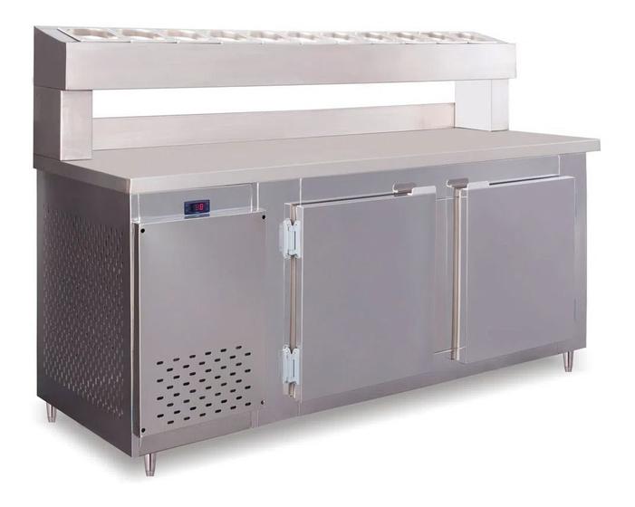 Imagem de Balcão Frilux RF037 Condimentador Refrigerado +2 à +7ºC 220V