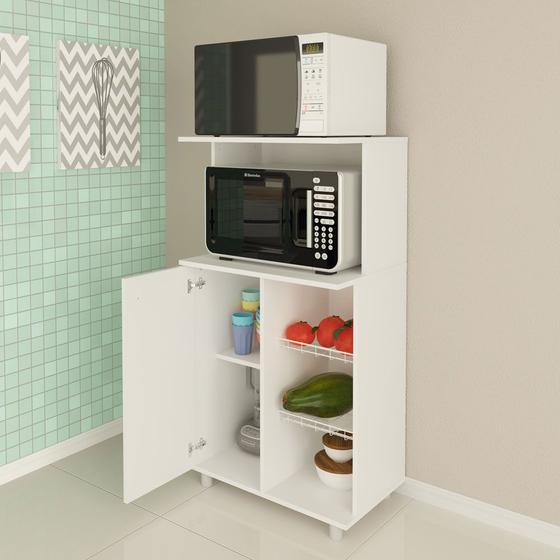 Balcão Fruteira 1 Porta Bf3207 Branco Menor preço em Balcão Fruteira 1 Porta Bf3207 Branco
