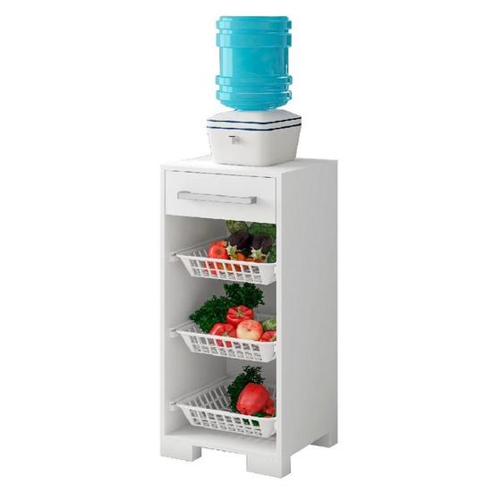 Balcão Fruteira Cozinha 3 Compartimentos Com 1 Gaveta Gana Menor preço em Balcão Fruteira Cozinha 3 Compartimentos Com 1 Gaveta Gana