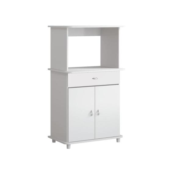 Imagem de Balcão Micro-ondas Ditália 2 Portas BA-30 Branco Cozy