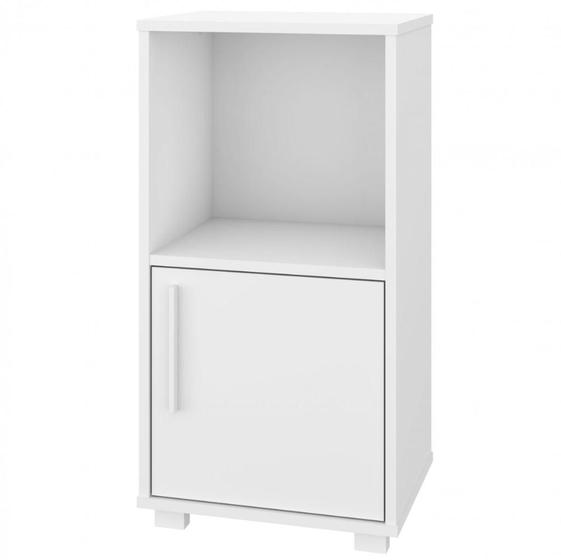 Balcão multiuso BMU 39 branco 01 porta 01 nicho-BRV Menor preço em Balcão multiuso BMU 39 branco 01 porta 01 nicho-BRV