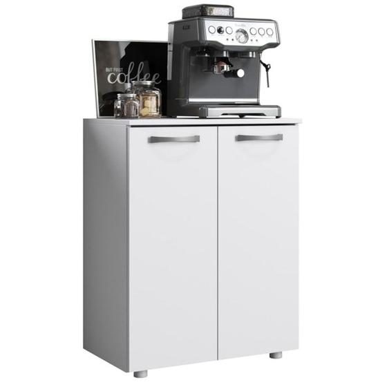 Imagem de Balcao Multiuso Cozinha 78cm 2 Portas 2003202 Branco ARMoveis