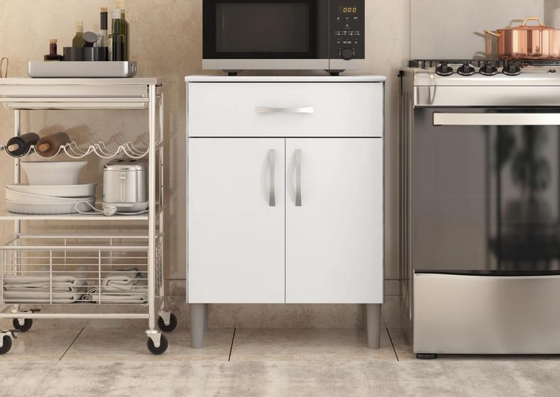 Balcao Multiuso p/microondas 2P 1G Easy Demóbile 92200 Branco Menor preço em Balcao Multiuso p/microondas 2P 1G Easy Demóbile 92200 Branco