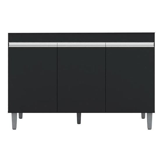 Imagem de Balcão P/ Pia e Gabinete Manu 120cm 3 Portas