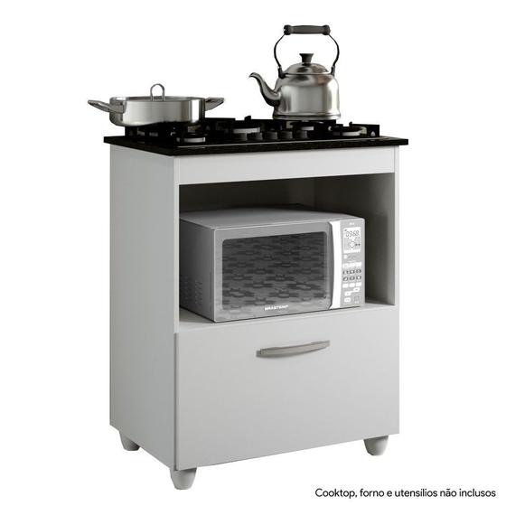 Balcão para Cooktop 4 Bocas 1 Porta Salvia Kaiki Móveis é boa?