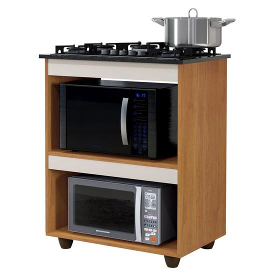 Imagem de Balcão para Cooktop 4 Bocas Turim Kaiki Moveis