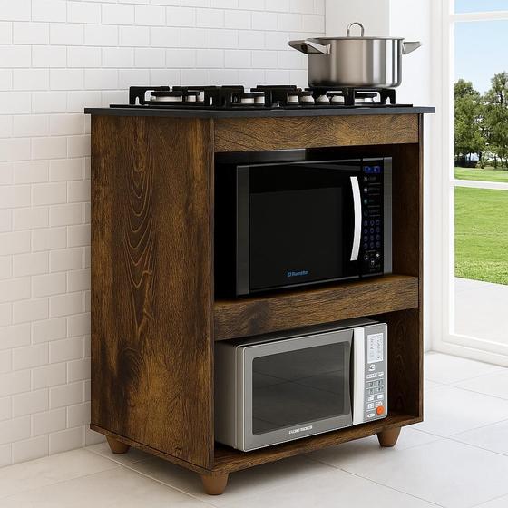 Balcão para Cooktop 4 Bocas Turim - Kaiki