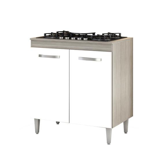 Imagem de Balcão para cooktop 4 e 5 bocas 2 portas Montana HR Móveis