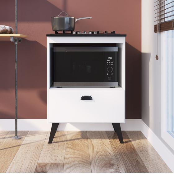 Menor preço em Balcão para Cooktop e Forno 60cm com porta basculante Bogotá BL060 Mia Coccina