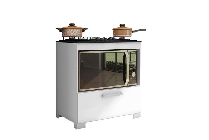 Imagem de Balcão Para Cooktop E Forno Elétrico 5 Bocas 1 Porta Albânia